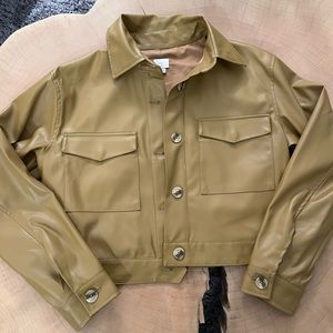 Women’s Faux Leather Jacket